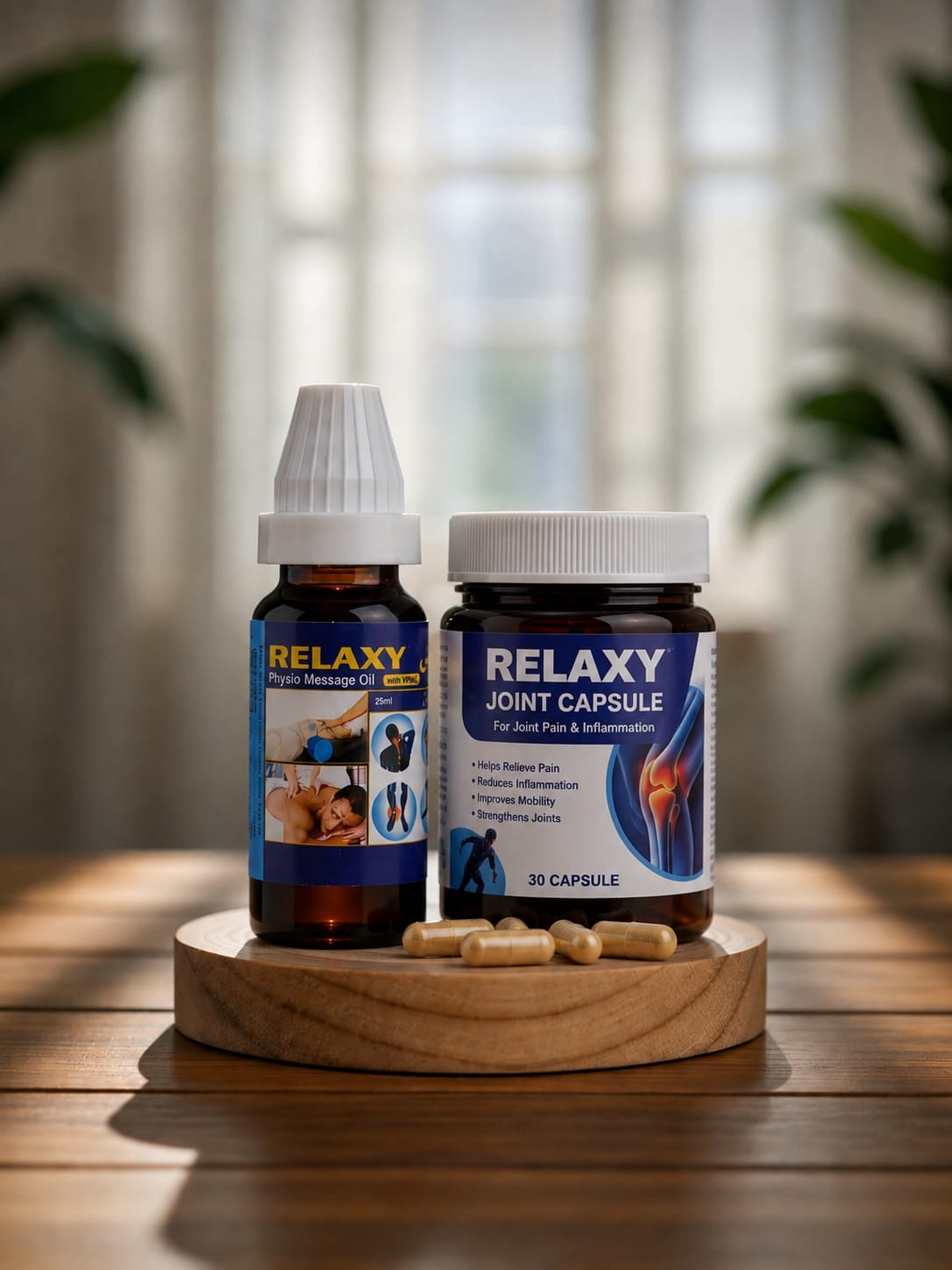 Combo Relaxy Massage Oil & Capsule