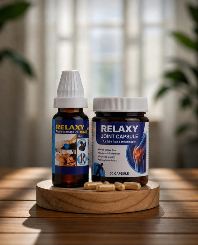 Combo Relaxy Massage Oil & Capsule