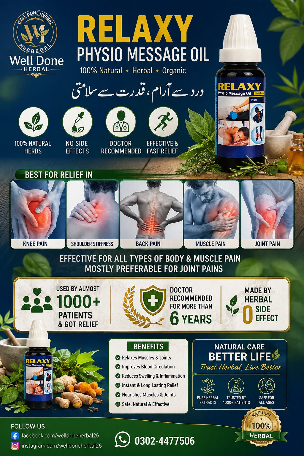 Relaxy Physio Massage Oil