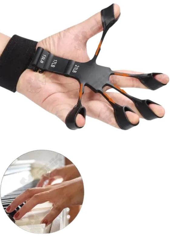 Adjustable Hand Grip Strengthener | Finger Exerciser & Hand Therapy Trainer | Grip Strength Trainer for Fitness, Rehabilitation & Arthritis Relief